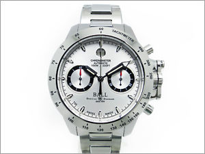 Authentic BALL Hydrocarbon Magnate Chronograph Men's Wristwatch CM2098C SMW0062