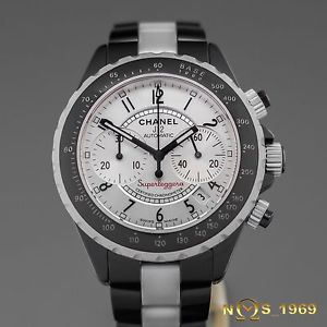 CHANEL J12 SUPERLEGGERA H1624 CHRONOGRAPH  41 MM  AUTOMATIC MEN’S  BOX&PAP.