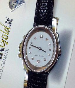 Bulgari Lady Dial Diamond White Gold 18kt Vetro Zaffiro Anno 2000