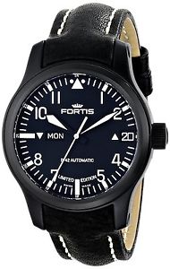 Fortis Men's 655.18.91 L.01 B-42 Flieger Big Date PVD Black Automatic Watch