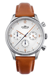 Fortis Men's Watch Tycoon Chronograph Automatic Brown Leather 904.21.12 L.08