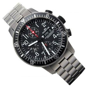 Fortis Mens Watch B-42 Cosmonaut Chronograph Titanium Automatic Date 659.27.11 M