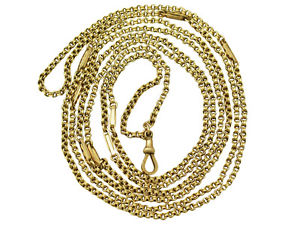 Antique Victorian 9 ct Yellow Gold Longuard Chain