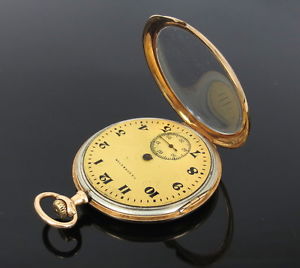 Antique 1907 T. A. Kohn & Son AW Waltham Colonial Open Face 14K Pocket Watch