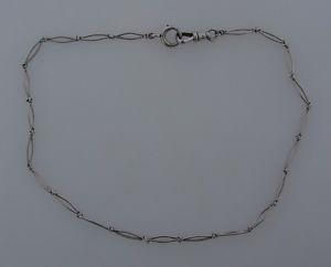 TIMELESS 14k White Gold Watch Chain