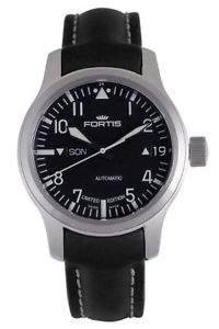 New Fortis Men's 700.10.81 L.01 F-43 Flieger Automatic Self Wind Day/Date Watch