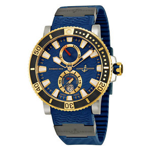 Ulysse Nardin Marine Diver Titanium Automatic Rose Gold Mens Watch 265-90-3C/93