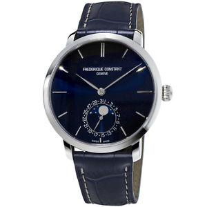 FREDERIQUE CONSTANT MANUFACTURE SLIMLINE MOONPHASE FC-705N4S6 GENTS 42MM WATCH