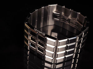 EX+ Chanel Acier Quartz Etanche Stainless Steel Silver Chain Watch
