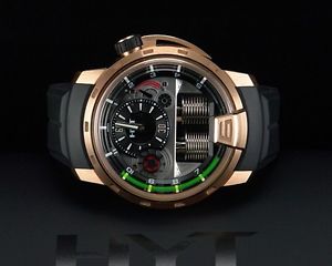 HYT H1 Rosègold/18kt. Referenz 148-PG-22-GF-CR  !! BESTZUSTAND AUS NOVEMBER 2014