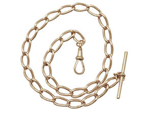 Antique 9 ct Rose Gold Albert Watch Chain
