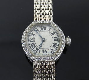Vintage D Nicole 1.50ct Diamond & 14K White Gold Lady’s Watch