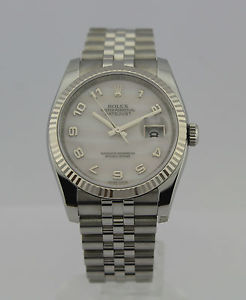 ROLEX OYSTER PERPERTUAL DATEJUST STAINLESS STEEL