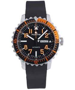 FORTIS Aquatis Marinemaster Swiss Auto Day/Date watch 200m WR 42mm 670.19.49 K