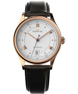 Fortis Terrestis 19FORTIS AM Classical Auto watch 18K R/Gold case 902.13.22 L10