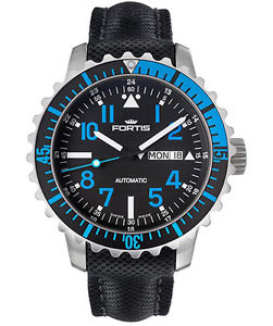 FORTIS Aquatis Marinemaster Swiss Auto Day/Date watch 200m WR 42mm  670.15.45 LP