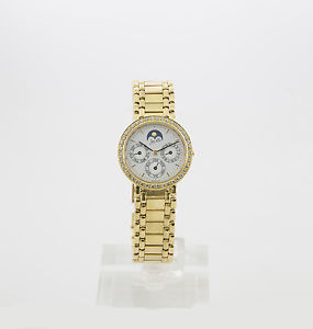 JEAN D`EVE 750 GOLD 18K  MIT 42 DIAMANTEN VOLLKALENDER MIT MONDPHASE