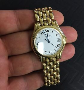 Stunning Movado Gold Men's Watch Solid 14 Karat Gold