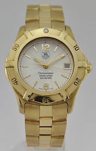 TAG HEUER 2000 EXCLUSIVE AUTOMATIC SOLID 18K YELLOW GOLD