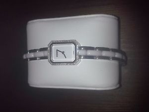 Chanel Premiere Lady Stahl/Ceraic White Diamond Quartz 20x15mm UVP5.900,- Gebrau
