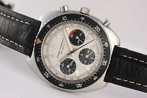 Girard Perregaux Olimpico vintage chronograph! oversize steel case! Valjoux 72!