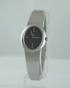 elegante DUGENA - Damenuhr / Handaufzug / 585er - 14 Karat Weißgold