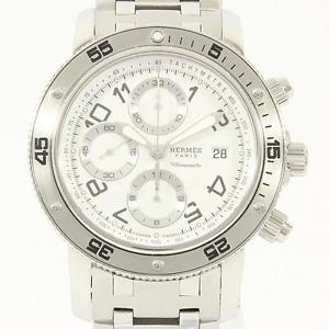 Pre-owned Hermes CP2.910 Clipper Diver Chrono Automatic Men's Watch, IC