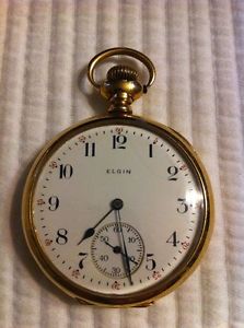 Rare Elgin 15 Jewels USA 6465937 Heavy 14K Gold 91g CWMFCO Watch collectible