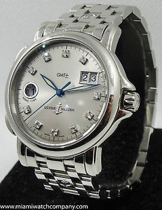 Ladies Ulysse Nardin "San Marco GMT Watch - 40mm - Factory Dia Dial - S/Steel