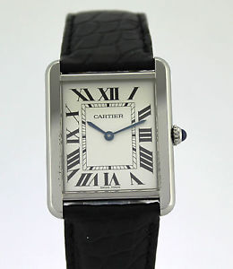 CARTIER THANK SOLO MEN STAINLESS STEEL 2715 COMPLETED