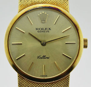 ROLEX OYSTER CELLINI YELLOW GOLD LADY