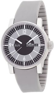 New FORTIS Space Matic SS/Rubber Black Dial Men's Auto Watch 623.10.38SI10, MR