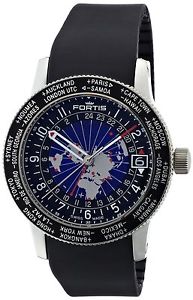 New FORTIS B-47 World Timer GMT Limited Edition SS Mens Auto Watch 674.21.11K,MR