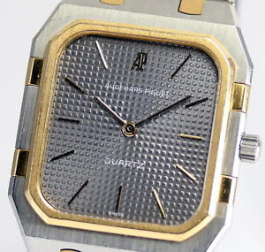 Auth Audemars Piguet Royal Oak Square Mens SSx18K YG Qz 32mm Wrist Watch_202632