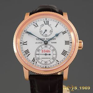 ULYSSE NARDIN MARINE 1846-1996 CHRONOMETER 18K ROSE GOLD REF. 266-22 LIMIT.EDIT.