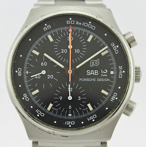 VINTAGE PORSCHE DESIGN ORFINA 7750 PD MILITARY WATCH