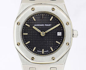 Audemars Piguet Royal Oak Lady Stahl grey Dial Steel Date Top D35966 TOP