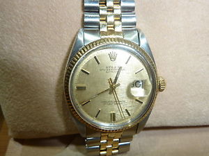 ROLEX DATEJUST ACCIAO-ORO, 36 MM, REFERENZA 16013, SERIALE ANNI 60-70