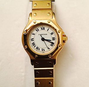 CARTIER SANTOS RONDE OCTAGON AUTOMATICO ORO: OCCASIONE PREZZO OTTIMO!!!!!!!!!!!