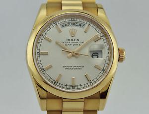 ROLEX OYSTER PERPETUAL DAY-DATE 18k PINK GOLD