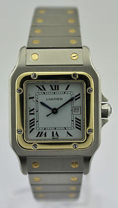 CARTIER SANTOS STAINLESS STEEL & GOLD
