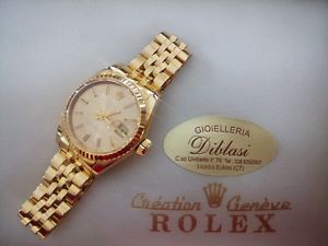 Orologio Rolex Datejust 6917 Oro Giallo 18 kt Oro Automatico Orologio Da Donna