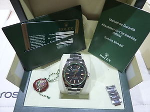 ROLEX MILGAUSS REF. 116400GV 2011 PARI AL NUOVO