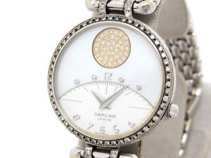 Auth SARCAR K18WG Wrist Watches Y1347394