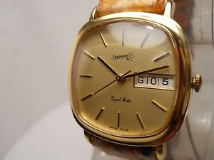 EBERHARD ROYAL MATIC MASSIVE GOLD 18kt-DAY E DATE-WHIT BOX