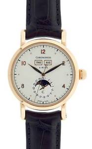 Chronoswiss Sirius Triple Date Moon Phase CH9341R Rose Gold Leather Mens Watch