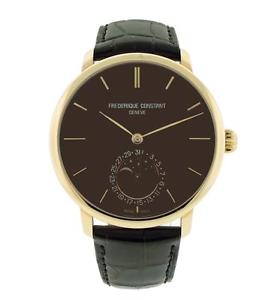 Frederique Constant Slimline MoonPhase FC-705C4S9 18K Rose Gold Watch $12,995