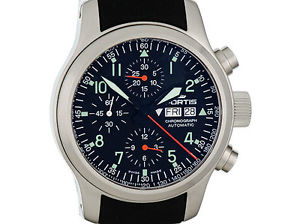 Fortis B-42 Flieger Chronograph Stahl Automatik Glasboden 42mm UVP2.590,-Ungetr.