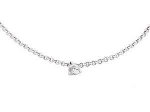 Collier mit Erbskette Weißgold Diamond UVP 2.680,- Neu