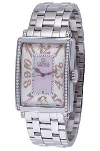 Gevril Women's 6208RE-B Glamour Automatic Diamonds  MOP Dial Watch